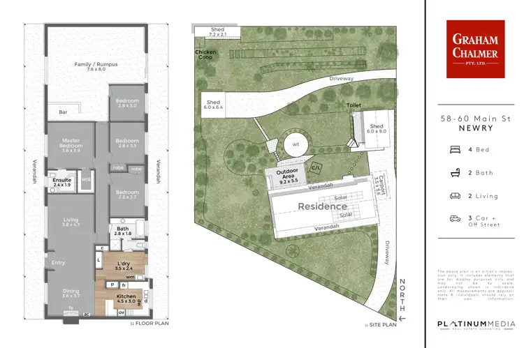 Floorplan of Homely house listing, 58-60 Main Street, Newry VIC 3859