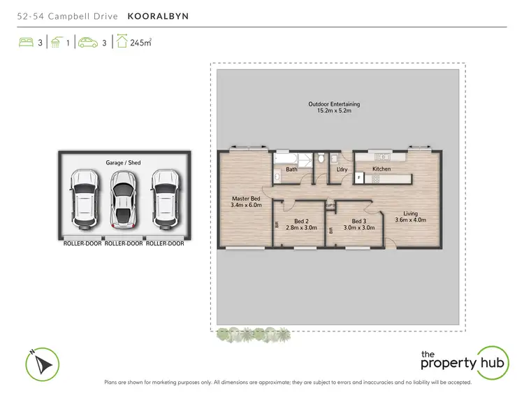 Floorplan of Homely house listing, 52-54 Campbell Drive, Kooralbyn QLD 4285