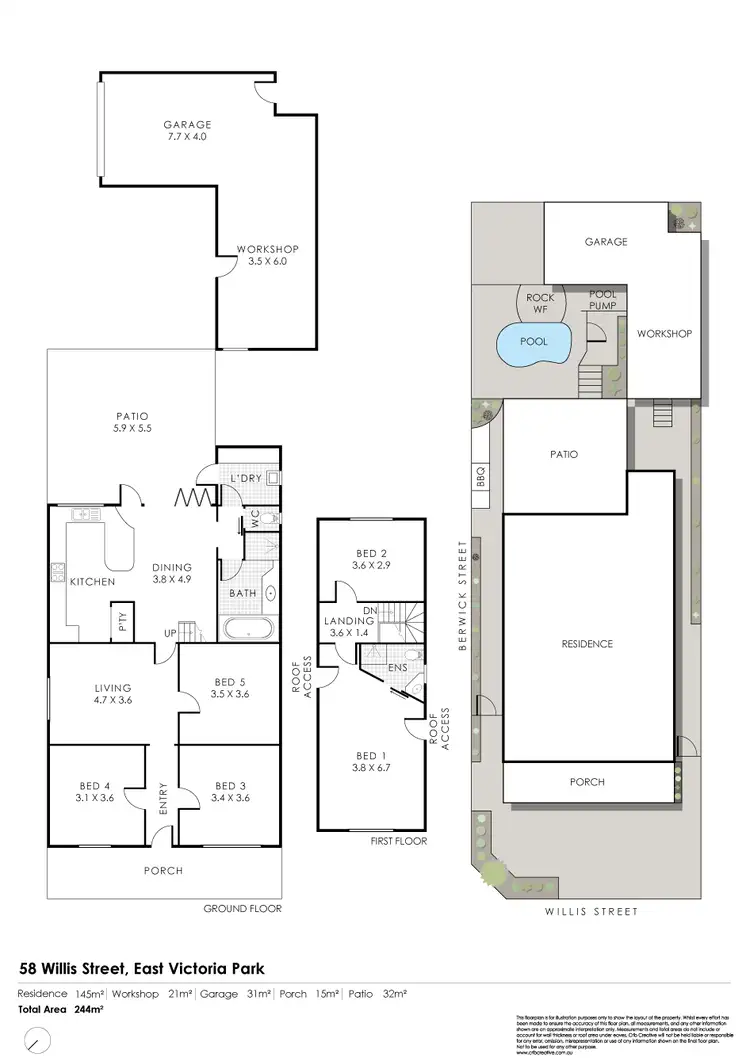 Floorplan of Homely house listing, 58 Willis Street, East Victoria Park WA 6101