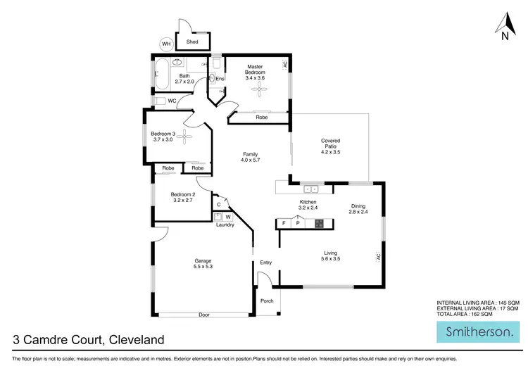 Floorplan of Homely house listing, 3 Camdre Court, Cleveland QLD 4163