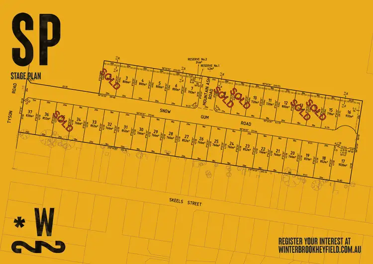 Floorplan of Homely land listing, Winterbrook, Heyfield VIC 3858