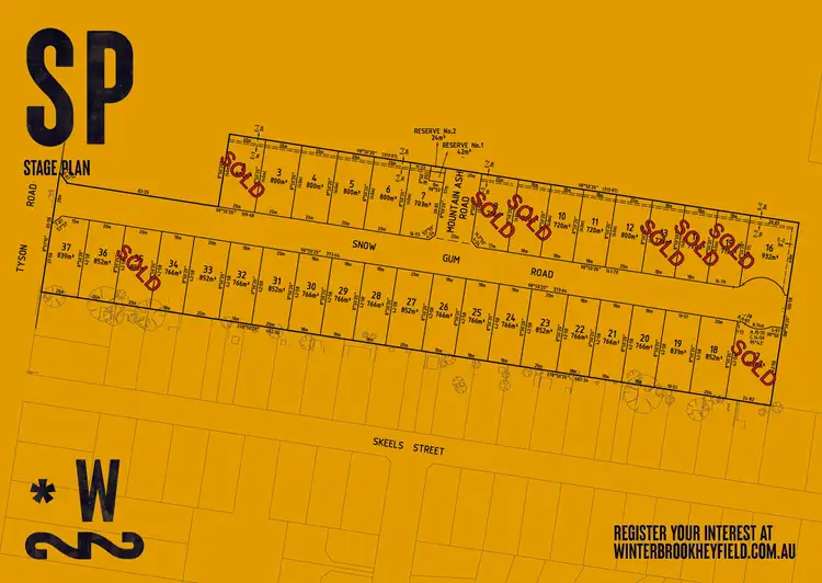 Floorplan of Homely land listing, Winterbrook, Heyfield VIC 3858