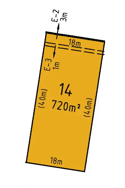 Floorplan of Homely land listing, LOT 14 Snow Gum Road, Heyfield VIC 3858