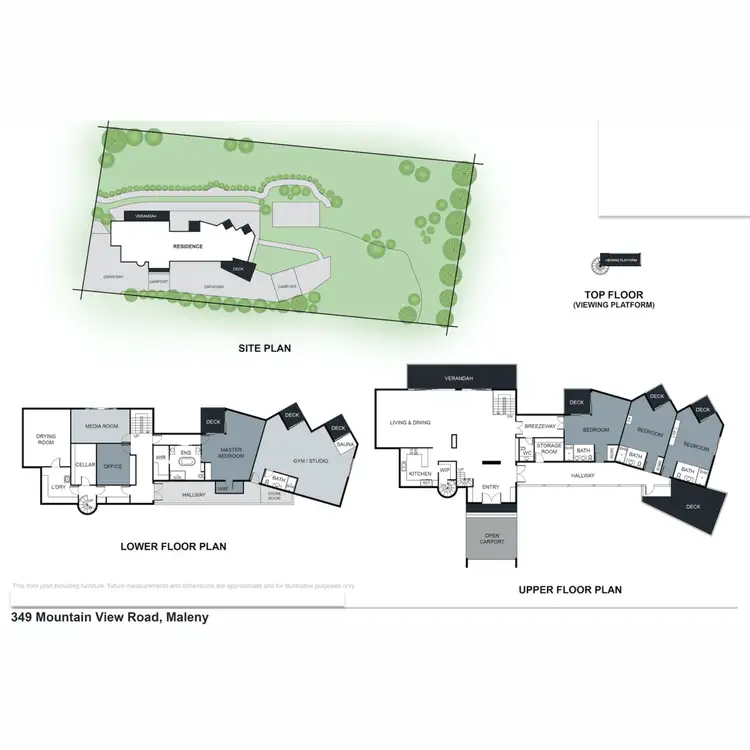 Floorplan of Homely house listing, 349 Mountain View Road, Maleny QLD 4552