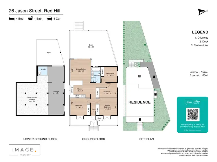 Floorplan of Homely house listing, 26 Jason Street, Red Hill QLD 4059