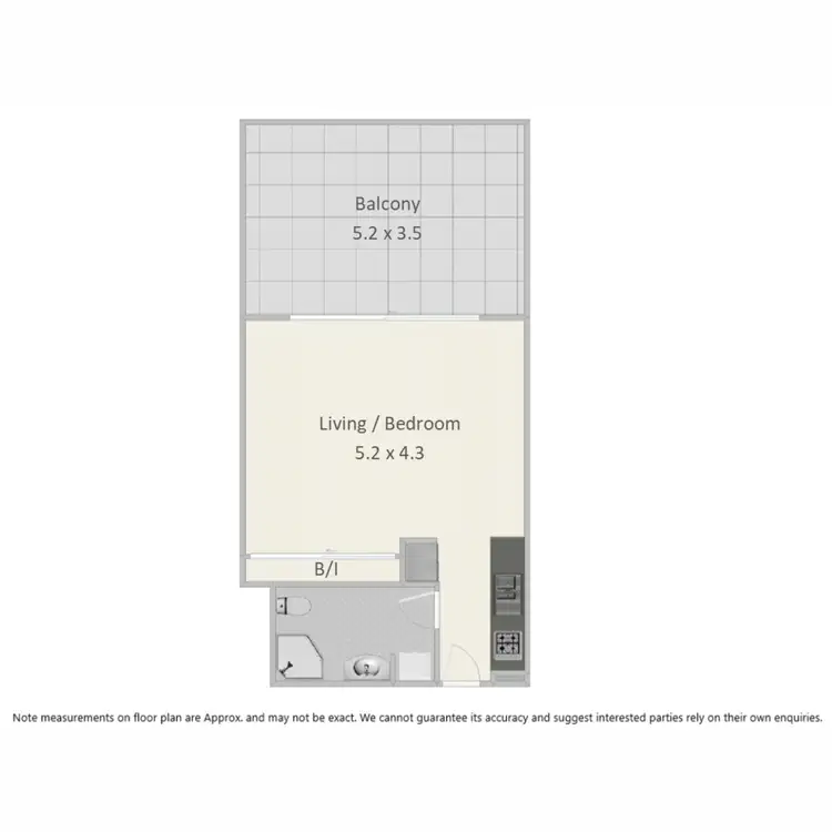 Floorplan of Homely apartment listing, A113/41 Gotha Street, Fortitude Valley QLD 4006