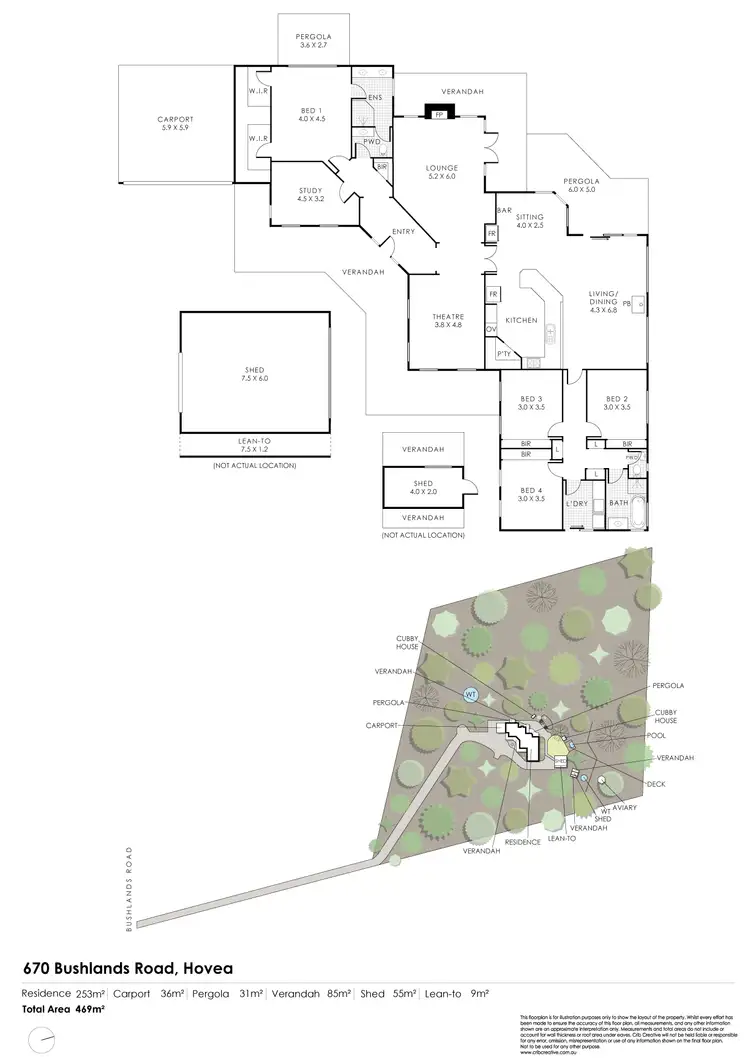 Floorplan of Homely house listing, 670 Bushlands Road, Hovea WA 6071
