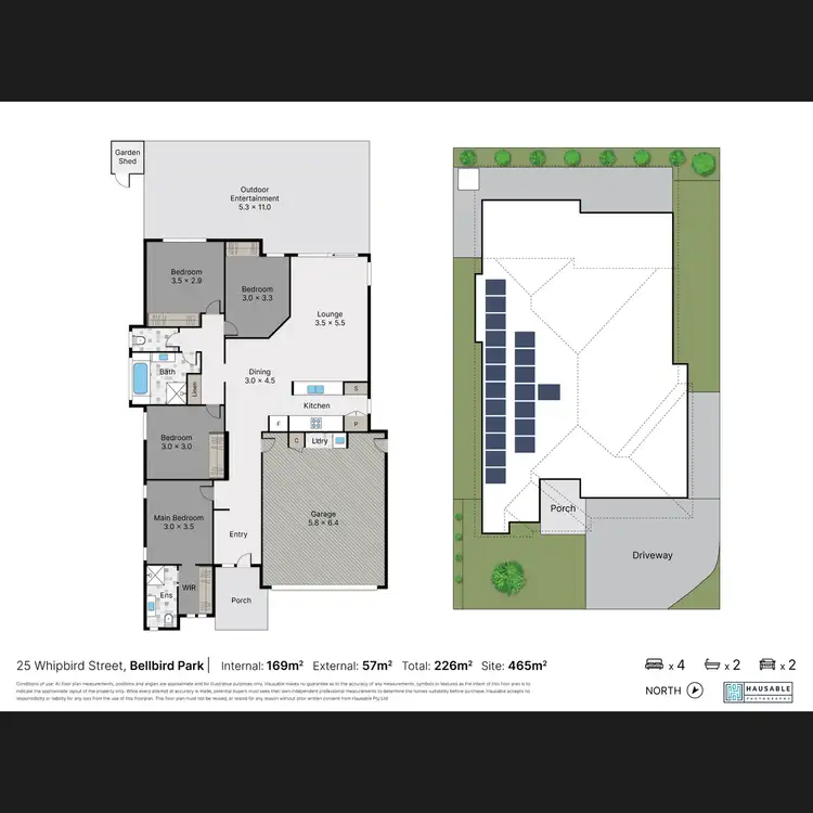 Floorplan of Homely house listing, 25 Whipbird Street, Bellbird Park QLD 4300