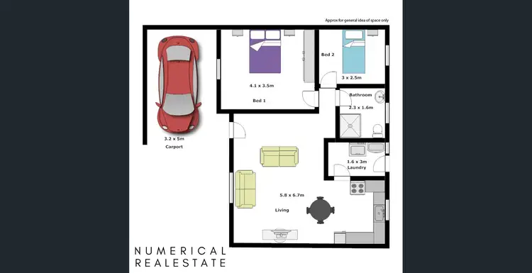 Floorplan of Homely unit listing, 1/4 Beaver Court, Port Lincoln SA 5606