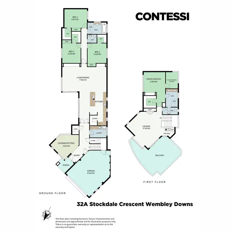 Floorplan of Homely house listing, 32A Stockdale Crescent, Wembley Downs WA 6019