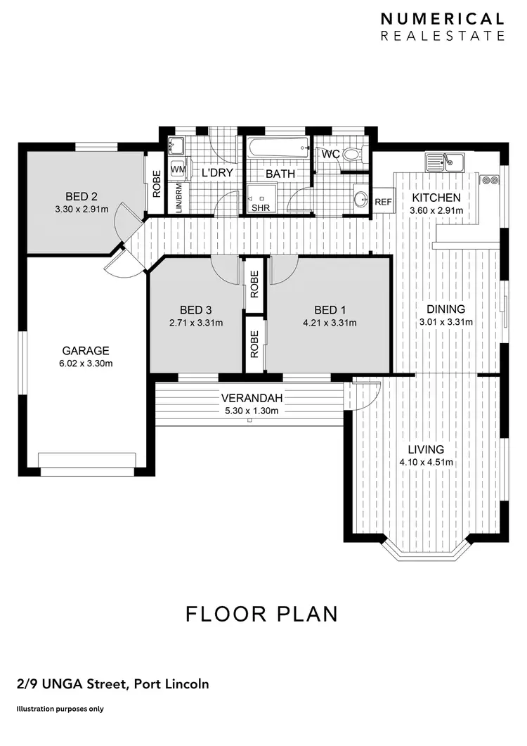 Floorplan of Homely house listing, 2/9 UNGA, Port Lincoln SA 5606