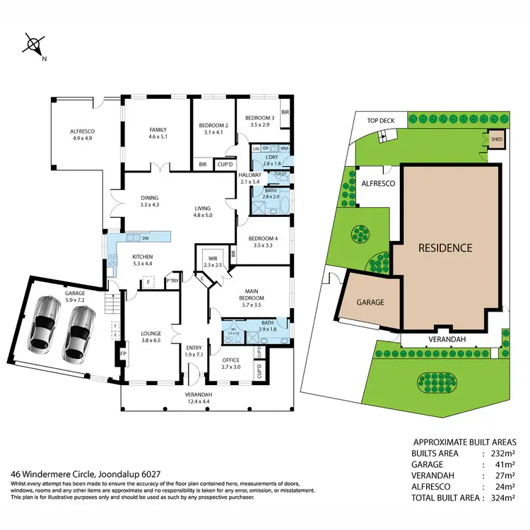 Floorplan of Homely house listing, 46 Windermere Circle, Joondalup WA 6027