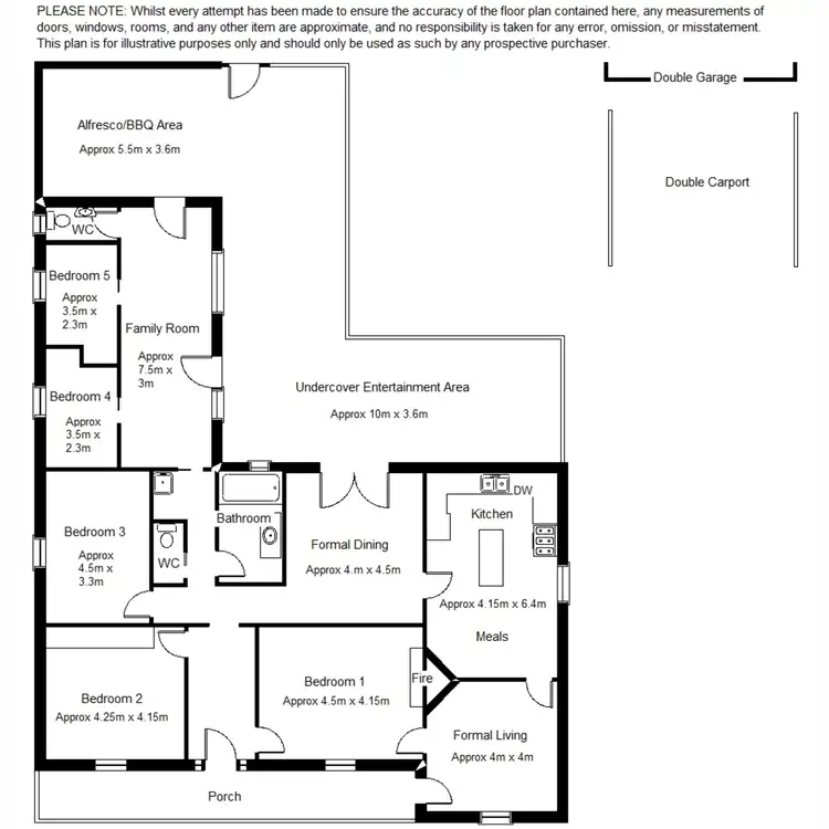 Floorplan of Homely house listing, 16 Williams Street, Quorn SA 5433