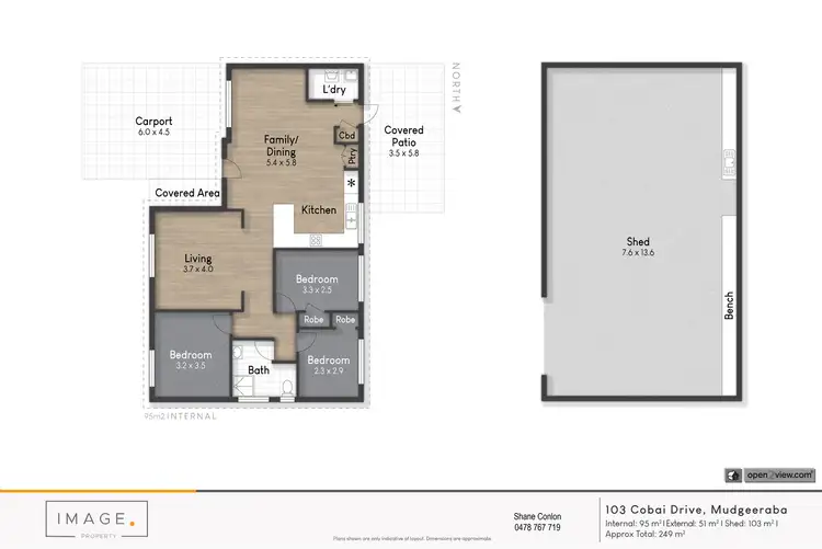 Floorplan of Homely house listing, 103 Cobai Drive, Mudgeeraba QLD 4213