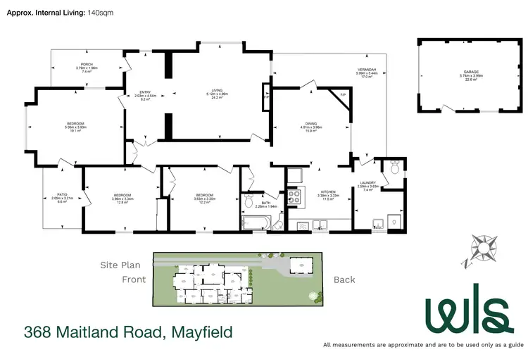 Floorplan of Homely house listing, 368 Maitland Road, Mayfield NSW 2304