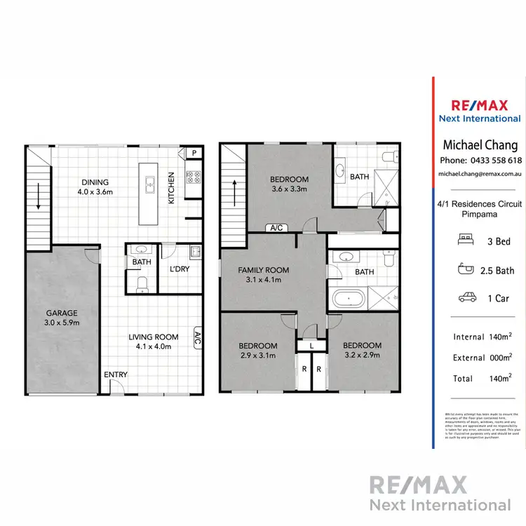 Floorplan of Homely townhouse listing, 4/1 Residences Circuit, Pimpama QLD 4209