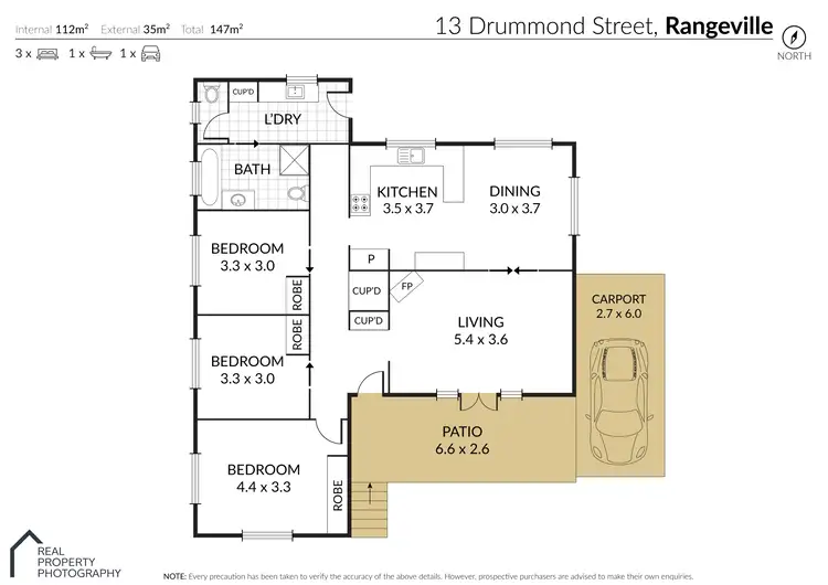 Floorplan of Homely house listing, 13 Drummond Street, Rangeville QLD 4350