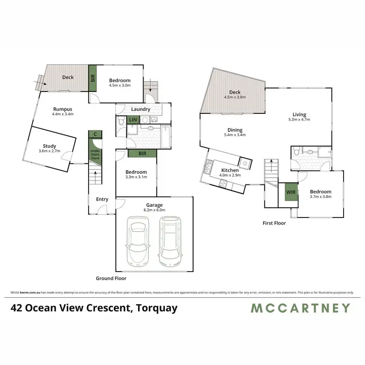 Floorplan of Homely house listing, 42 Ocean View Crescent, Torquay VIC 3228