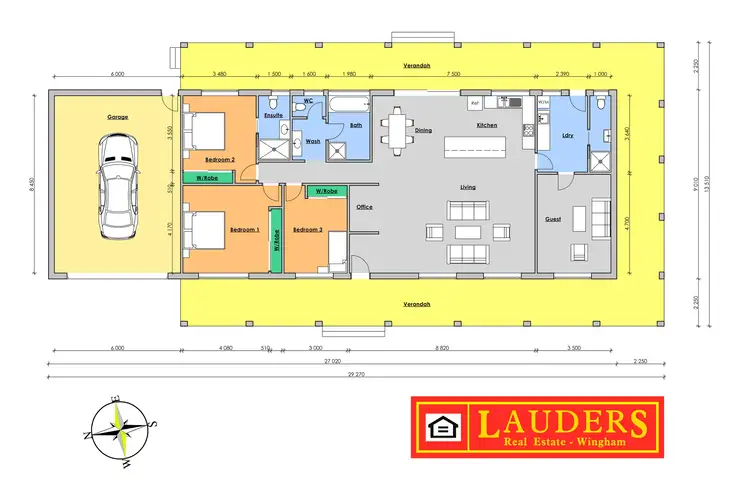 Floorplan of Homely rural property listing, 256 Comboyne Road, Wingham NSW 2429