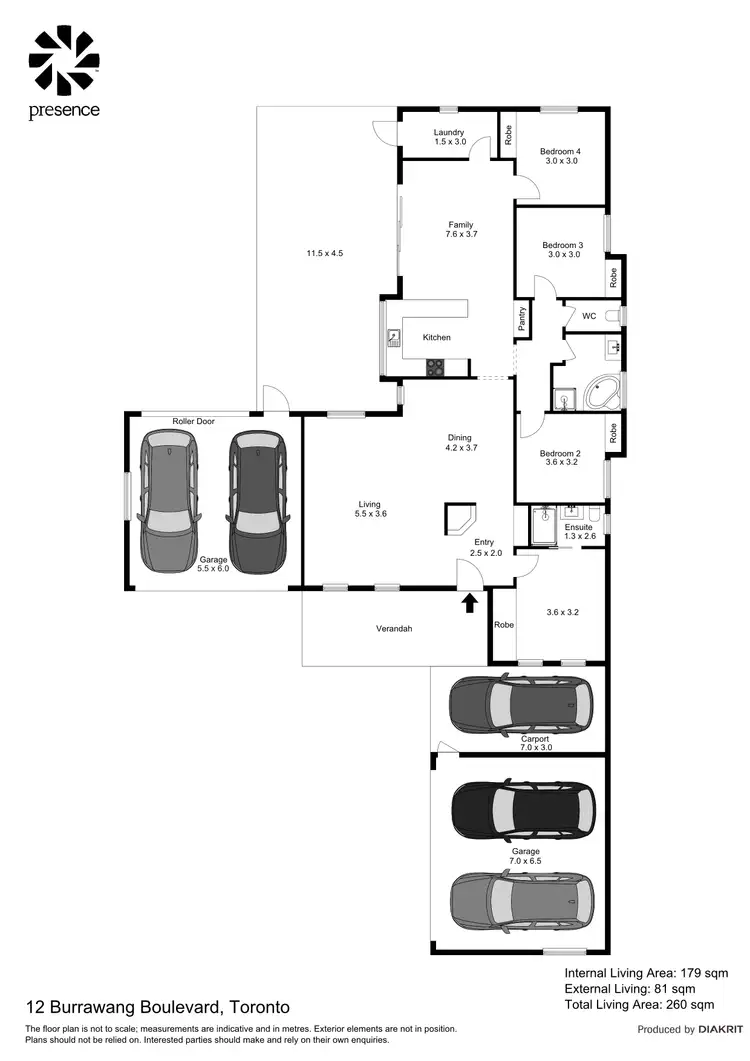 Floorplan of Homely house listing, 12 Burrawang Boulevard, Toronto NSW 2283