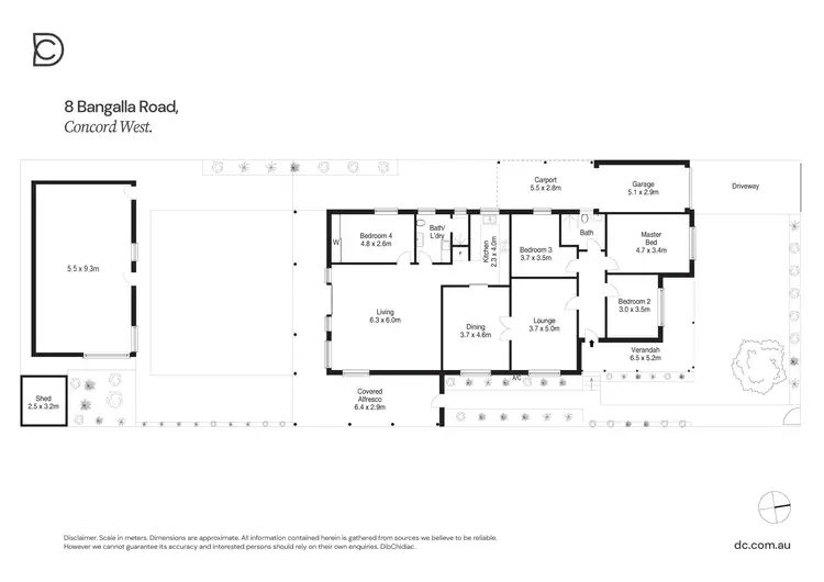 Floorplan of Homely house listing, 8 Bangalla Road, Concord West NSW 2138