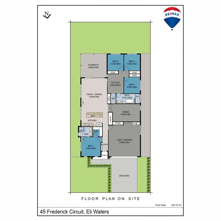 Floorplan of Homely house listing, 45 Frederick Circuit, Eli Waters QLD 4655