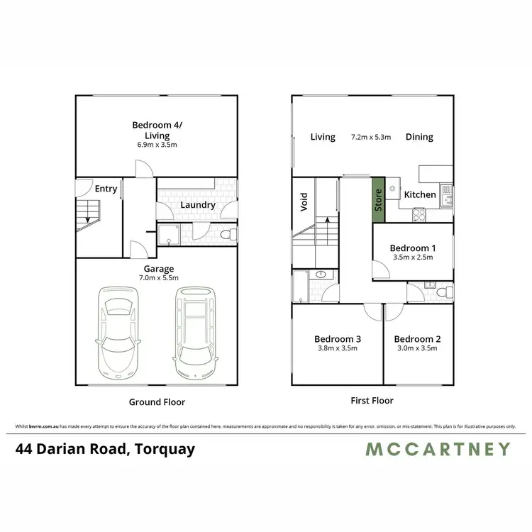 Floorplan of Homely house listing, 44 Darian Road, Torquay VIC 3228