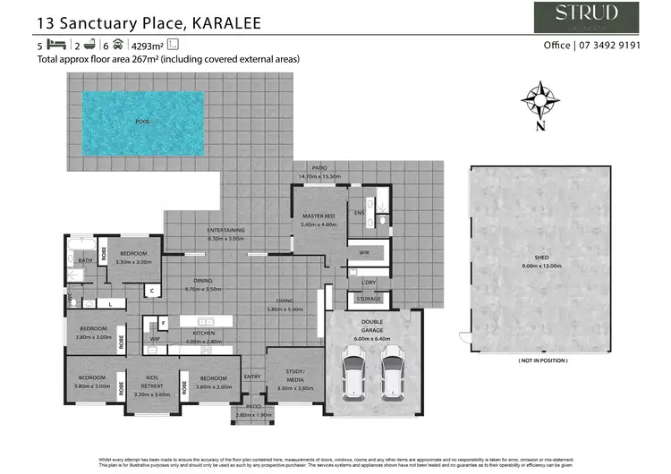 Floorplan of Homely house listing, 13 Sanctuary Place, Karalee QLD 4306