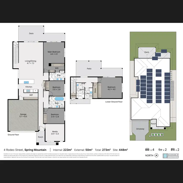 Floorplan of Homely house listing, 4 Rodeo Street, Spring Mountain QLD 4300