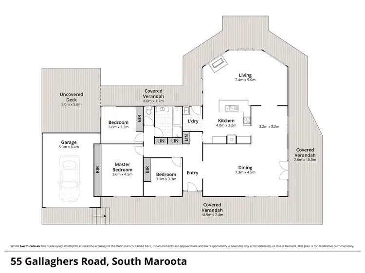 Floorplan of Homely rural property listing, 55 Gallaghers Road, South Maroota NSW 2756