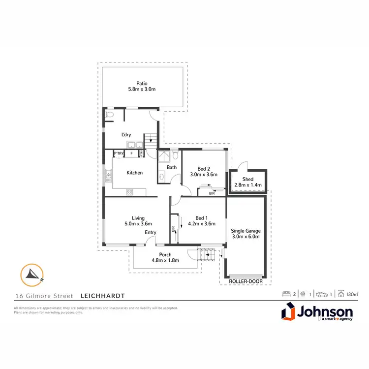 Floorplan of Homely house listing, 16 Gilmore Street, Leichhardt QLD 4305