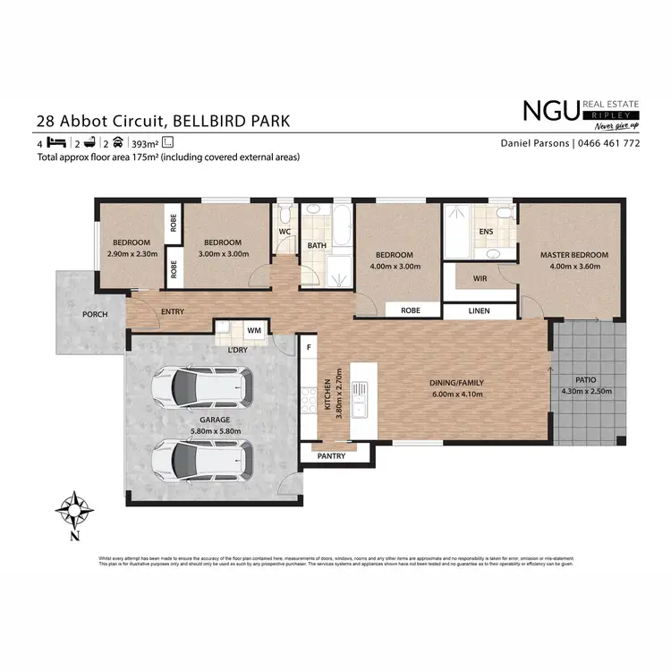 Floorplan of Homely house listing, 28 Abbot Circuit, Bellbird Park QLD 4300