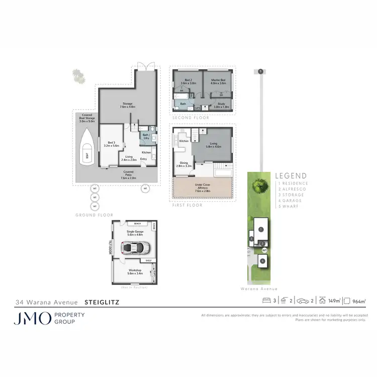 Floorplan of Homely house listing, 34 Warana Avenue, Steiglitz QLD 4207
