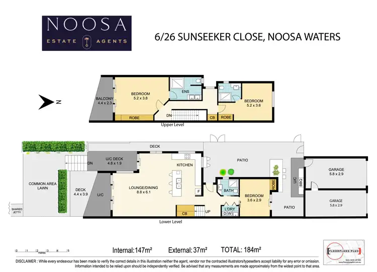 Floorplan of Homely townhouse listing, 6/26 Sunseeker Close, Noosaville QLD 4566
