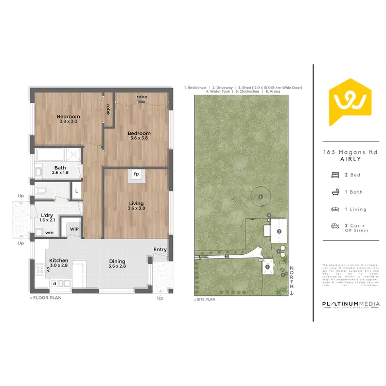 Floorplan of Homely house listing, 163 Hagans Road, Airly VIC 3851