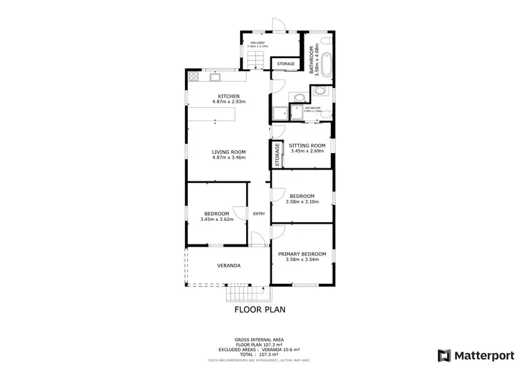 Floorplan of Homely house listing, 58 Pine Street, North Ipswich QLD 4305