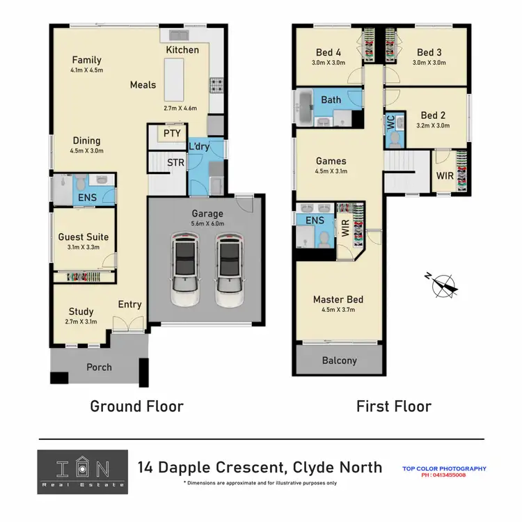 Floorplan of Homely house listing, 14 Dapple Crescent, Clyde North VIC 3978