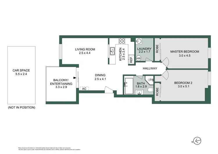 Floorplan of Homely apartment listing, 9/21-23 King Street, Penrith NSW 2750