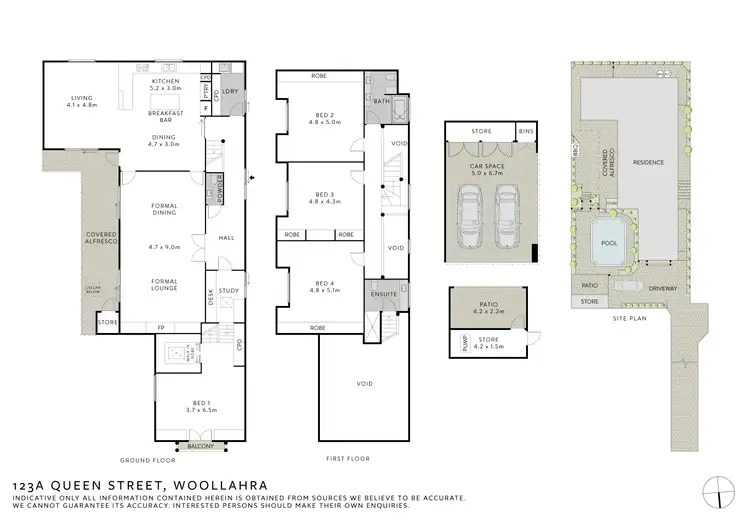 Floorplan of Homely house listing, 123A Queen Street, Woollahra NSW 2025