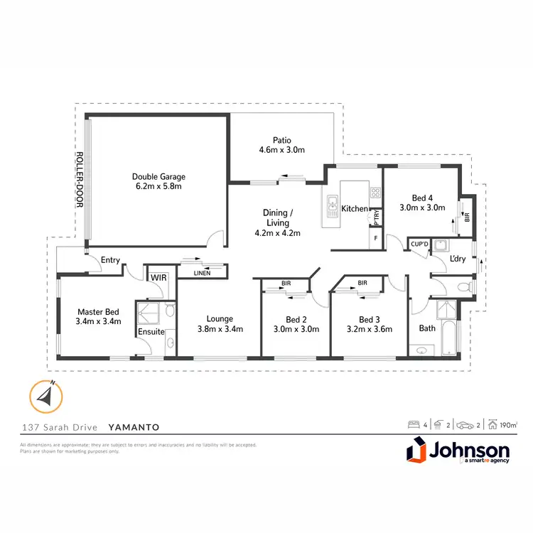 Floorplan of Homely house listing, 137 Sarah Drive, Yamanto QLD 4305