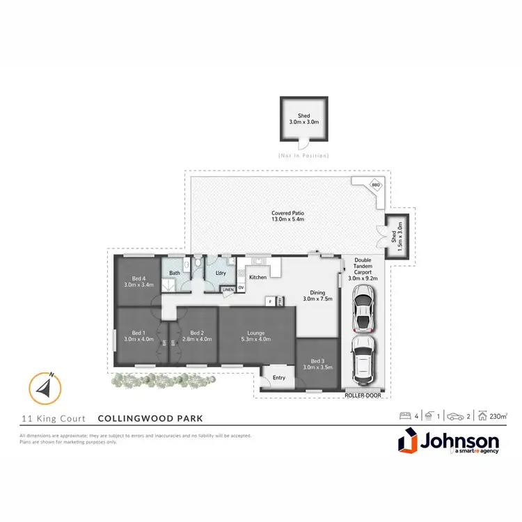 Floorplan of Homely house listing, 11 King Court, Collingwood Park QLD 4301