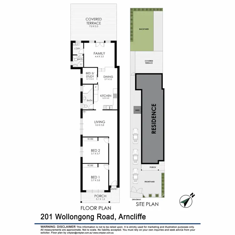 Floorplan of Homely house listing, 201 Wollongong Road, Arncliffe NSW 2205