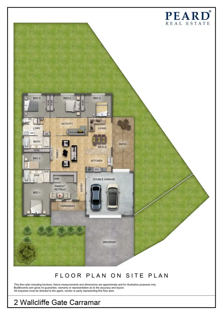 Floorplan of Homely house listing, 2 Wallcliffe Gate, Carramar WA 6031