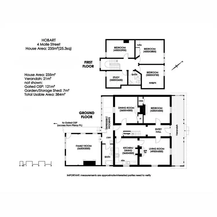 Floorplan of Homely house listing, 4 Molle Street, Hobart TAS 7000