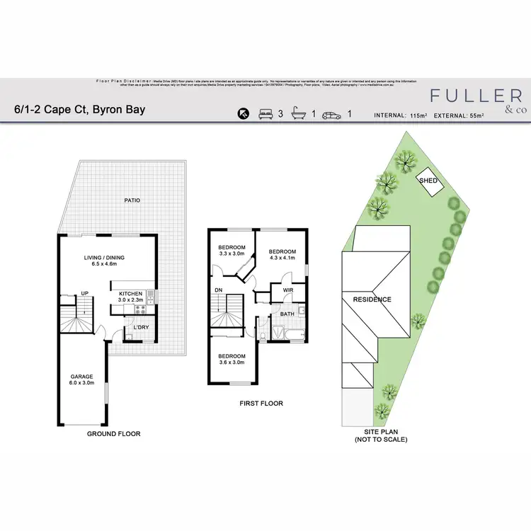 Floorplan of Homely townhouse listing, 6/1-2 Cape Court, Byron Bay NSW 2481