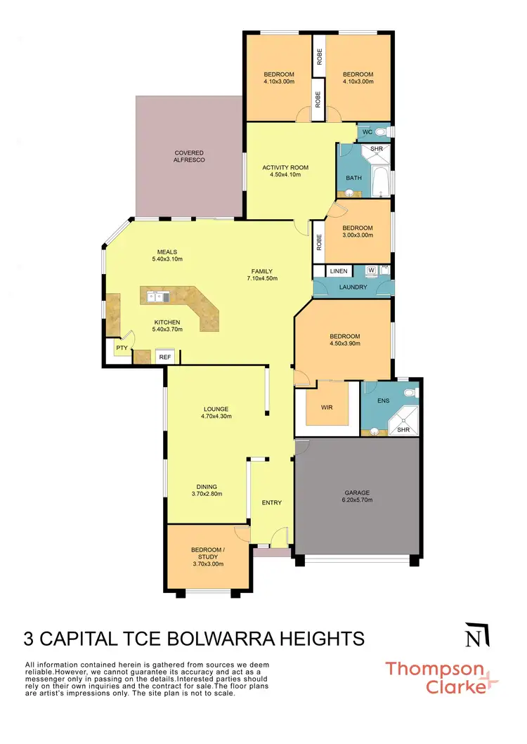 Floorplan of Homely house listing, 3 Capital Terrace, Bolwarra Heights NSW 2320