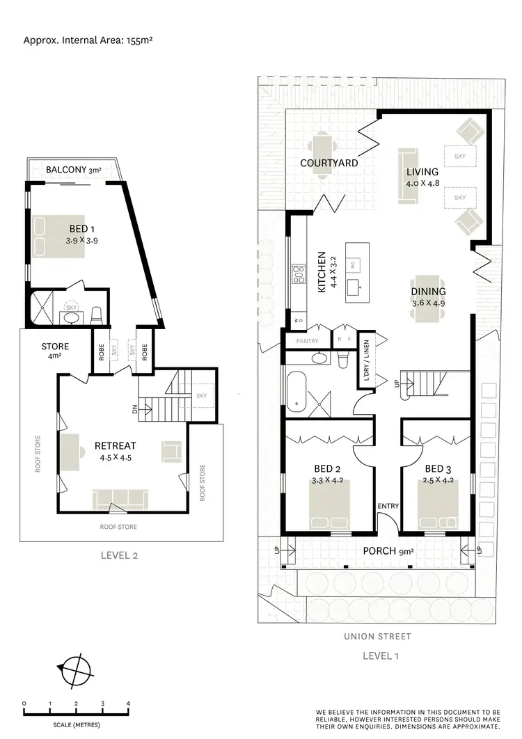 Floorplan of Homely house listing, 12B Union Street, Balmain East NSW 2041