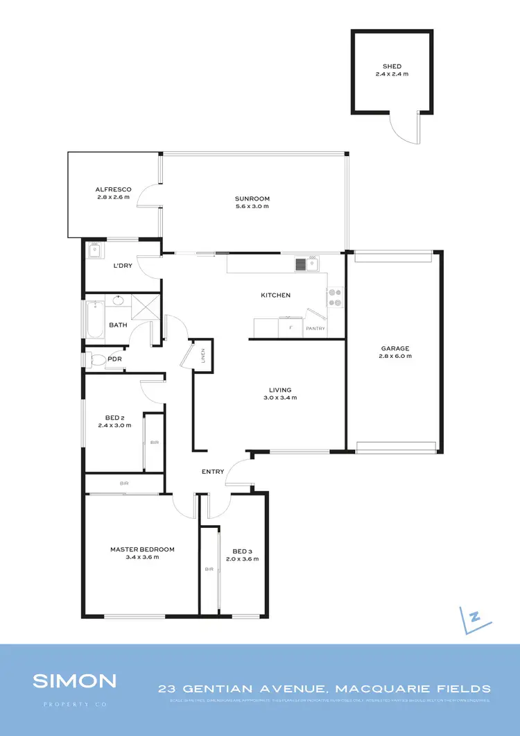 Floorplan of Homely house listing, 23 Gentian Avenue, Macquarie Fields NSW 2564
