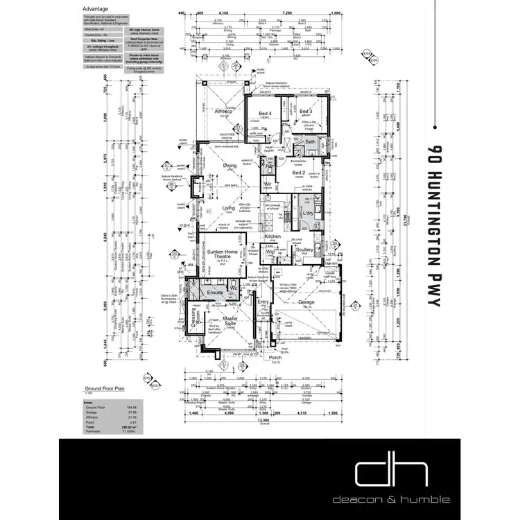 Floorplan of Homely house listing, 90 Huntington Parkway, Landsdale WA 6065
