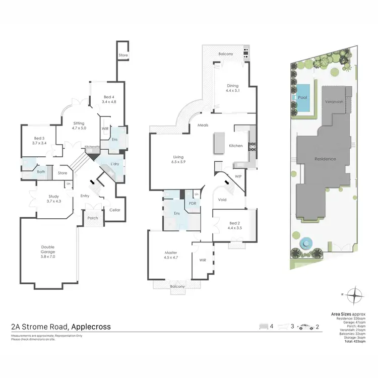 Floorplan of Homely house listing, 2A Strome Road, Applecross WA 6153